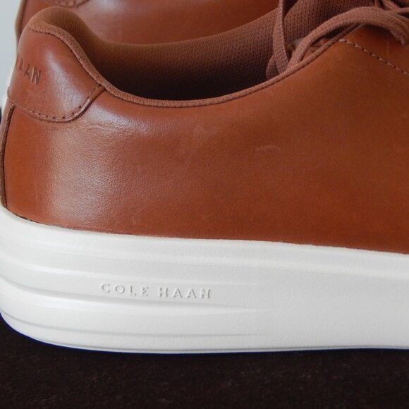 NEW Men's Cole Haan Grand Plus Modern Craft British Tan C39623 LACE-Up Shoes - Picture 6 of 8